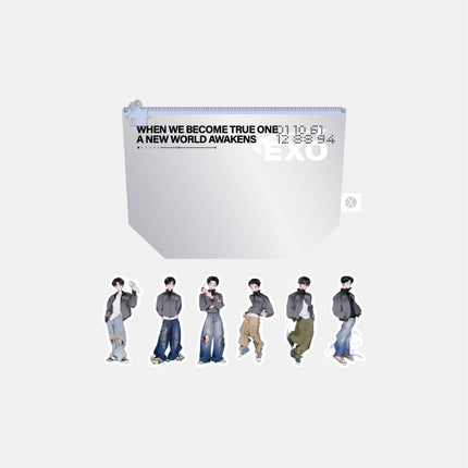 [Pre-order] EXO - POUCH + STICKER SET / 2025 EXO FANMEETING OFFICIAL MD