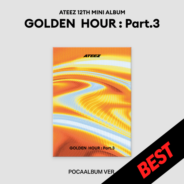 [Aldi Price Match] ATEEZ - GOLDEN HOUR : Part.3 / 12th Mini Album (POCAALBUM VER.) *Cover Select