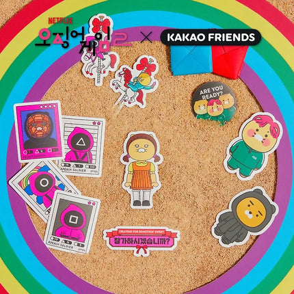 SQUID GAME 2 - Sticker Pack / KAKAO FRIENDS COLLABORATION