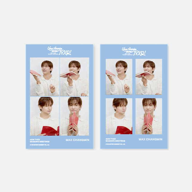 [Pre-order] TVXQ! - 4CUT PHOTO SET / 2026 SM ARTIST SEASON’S GREETINGS OFFICIAL MD