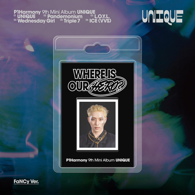 [POB] P1Harmony - UNIQUE / 9th Mini Album (FaNCy Ver.)
