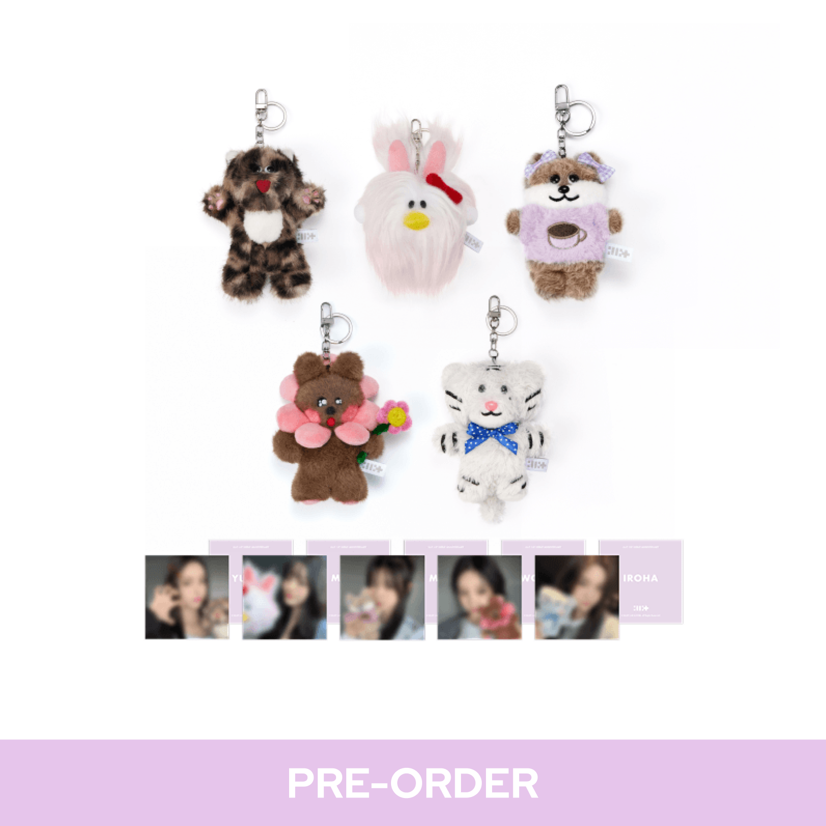 ILLIT - Plush Keyring 1st Debut Anniversary Official MD K-pop ILLIT - Plush Keyring 1st Debut Anniversary Official MD K-pop