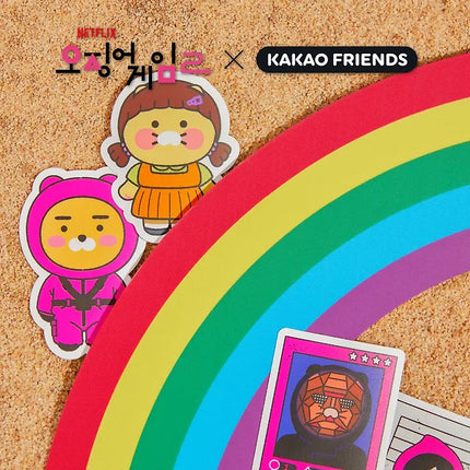 SQUID GAME 2 - Sticker Pack / KAKAO FRIENDS COLLABORATION