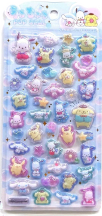 SANRIO - Pop Epoxy 3D Seal Sticker