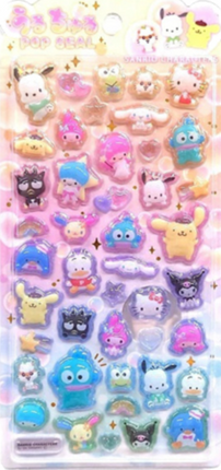 SANRIO - Pop Epoxy 3D Seal Sticker