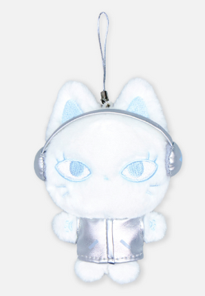 aespa - FANLIGHT DOLL KEY RING (SILVER ver.) / 2025-26 aespa LIVE TOUR [SYNK : aeXIS LINE] OFFICIAL MD