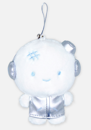 aespa - FANLIGHT DOLL KEY RING (SILVER ver.) / 2025-26 aespa LIVE TOUR [SYNK : aeXIS LINE] OFFICIAL MD