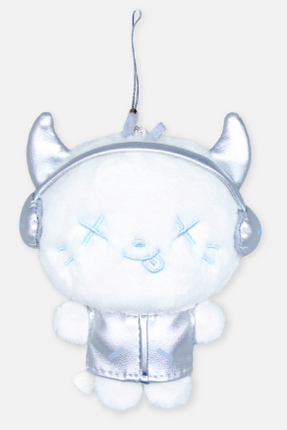 aespa - FANLIGHT DOLL KEY RING (SILVER ver.) / 2025-26 aespa LIVE TOUR [SYNK : aeXIS LINE] OFFICIAL MD