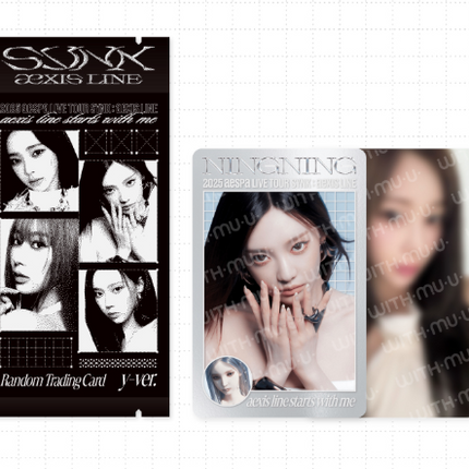 aespa - RANDOM TRADING CARD SET / 2025-26 aespa LIVE TOUR [SYNK : aeXIS LINE] OFFICIAL MD
