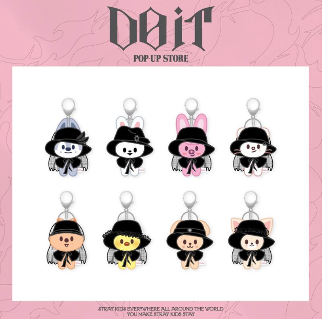 [Pre-order] Stray Kids - SKZOO COSTUME MAGNET PLUSH KEYRING / POP-UP STORE [DO IT] MD