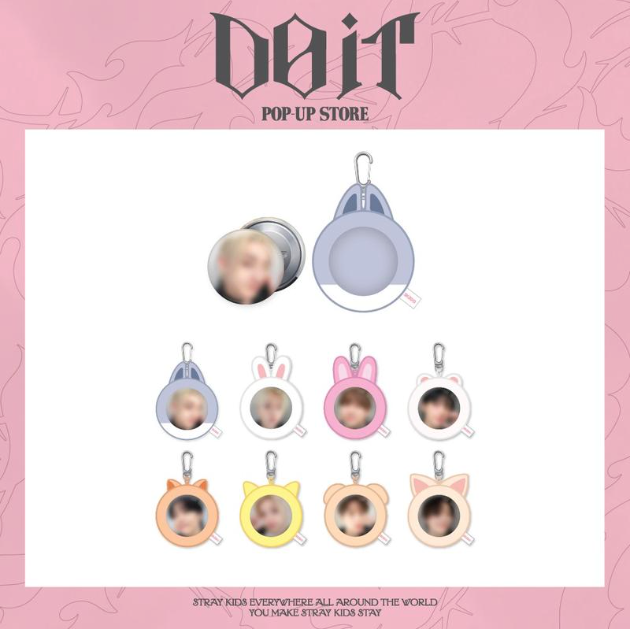 [Pre-order] Stray Kids - SOFT FACE BADGE & SKZOO COVER SET / POP-UP STORE [DO IT] MD