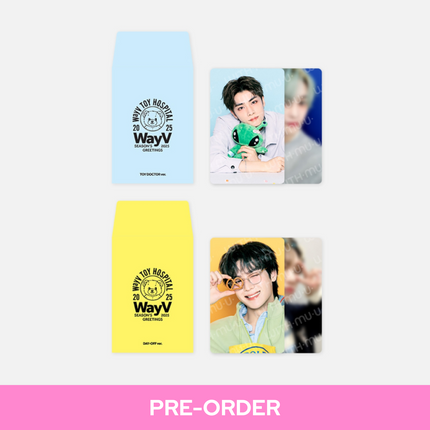 [Pre-order] WayV - RANDOM TRADING CARD SET / 2025 SM ARTIST SEASON’S GREETINGS OFFICIAL MD