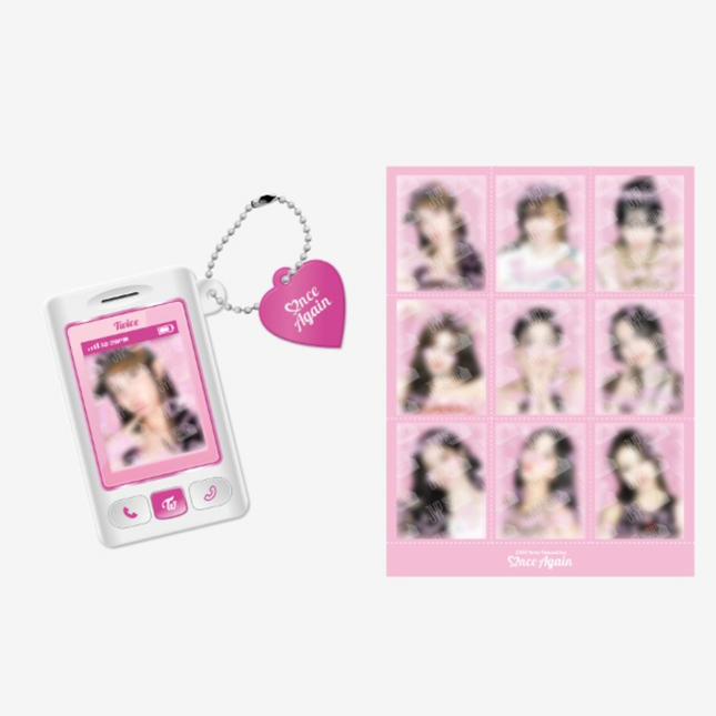TWICE - PHONE KEYRING SET / 2023 TWICE FANMEETING ONCE AGAIN