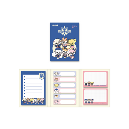 IVE - STICKY NOTE PAD SET / MINIVE POP-UP [WELCOME TO MINIVE SCHOOL] MD