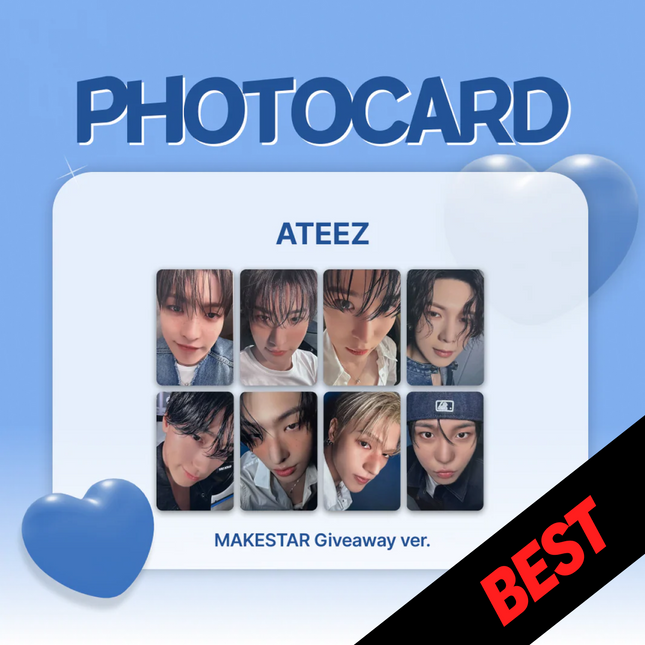 [PHOTOCARD] ATEEZ - Golden Hour part.3 (MAKESTAR Giveaway ver.) *Member Select