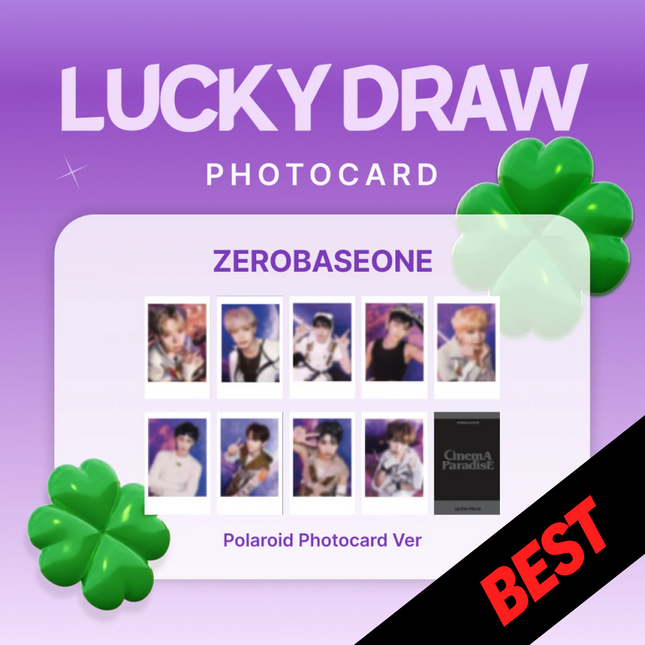 [PHOTOCARD] ZEROBASEONE - CINEMA PARADISE (WITHMUU Polaroid ver.) *Member Select