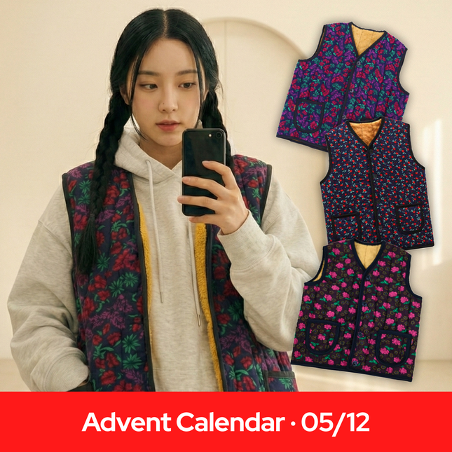 [Advent Calendar] K-Floral Quilted Vest (karina ver.)