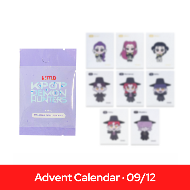 [Advent Calendar] KPOP DEMON HUNTERS - RANDOM SEAL STICKER / [SEOUL EDITION] OFFICIAL POP-UP MERCHANDISE