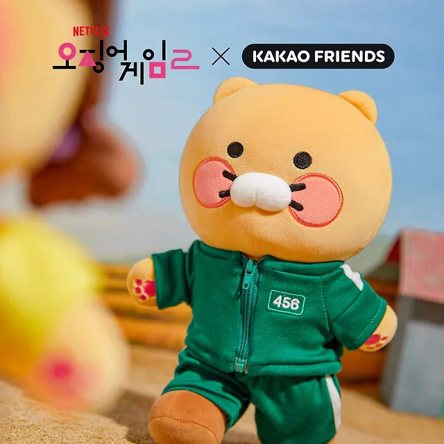 SQUID GAME 2 - Jointed Plush Doll + Costume SET / KAKAO FRIENDS COLLABORATION