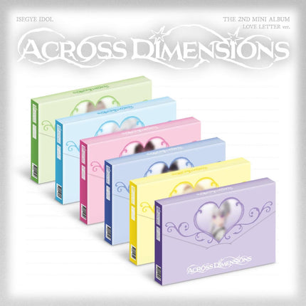 [POB] ISEGYE IDOL - Across Dimensions / The 2nd Mini Album (LOVE LETTER ver.)
