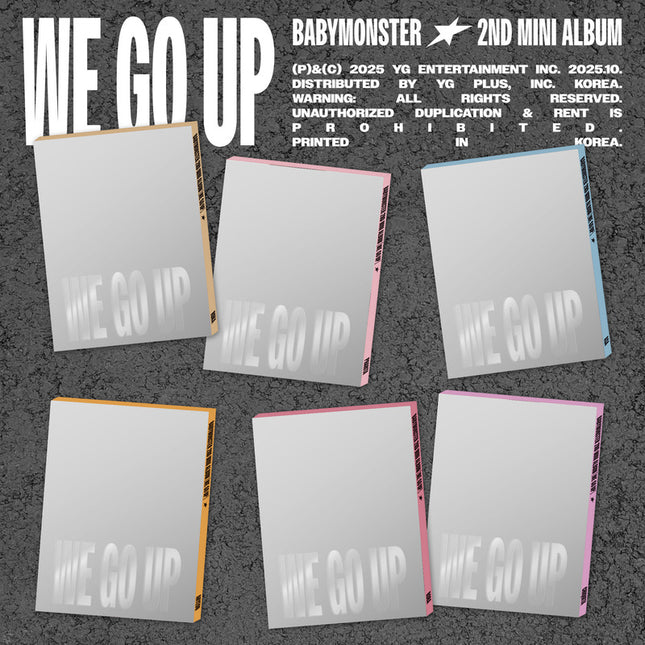[POB] BABYMONSTER - WE GO UP / 2nd MINI ALBUM (PATTERN ver.)