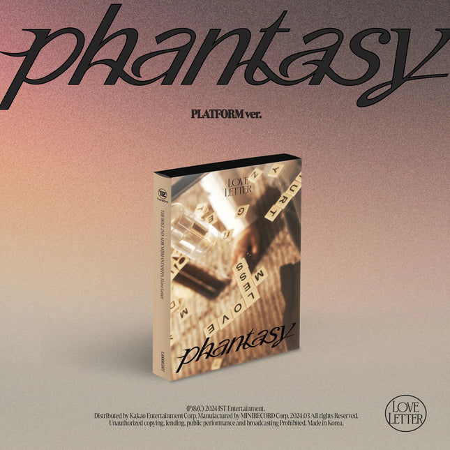 THE BOYZ The 2nd Full Album Part.2 [Phantasy_ Pt.3 Love Letter] (Platform ver.) (2 Versions)