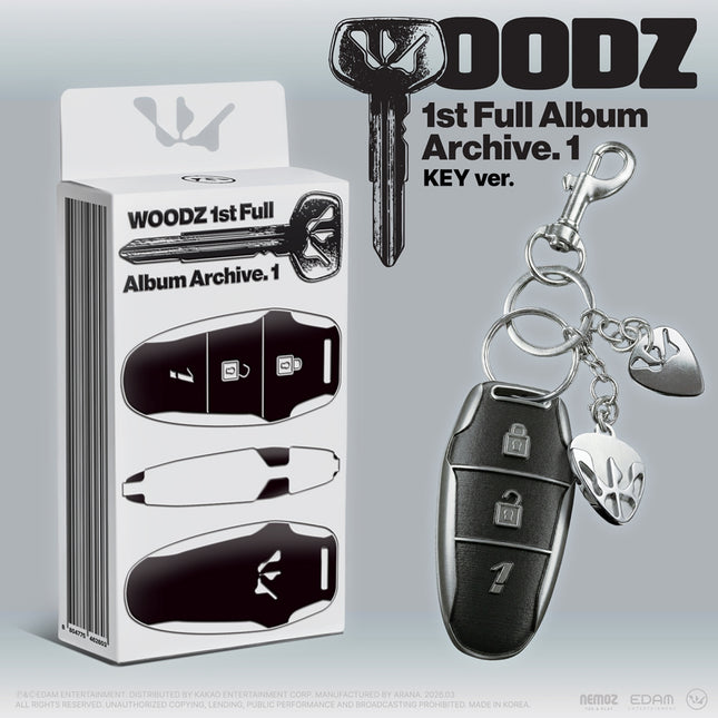 [Pre-order] WOODZ - Archive. 1 / 1st Full Album (Key Ver.)