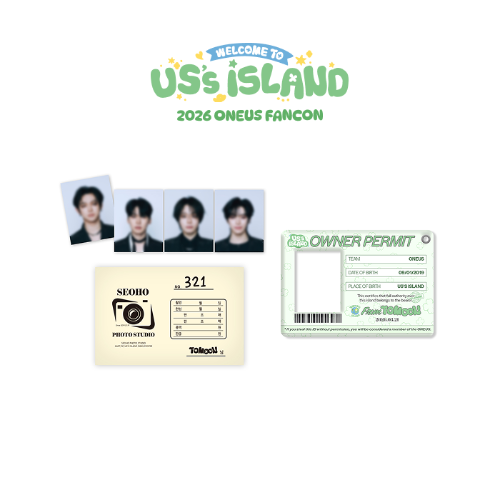 [~04/12 원어스(ONEUS) 2026 FANCON OFFICIAL MD] 증명사진 & 홀더 세트