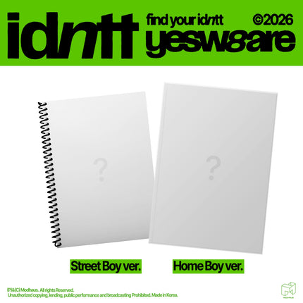 [Pre-order] idntt - [yesweare] / 2nd Mini Album (Photobook ver.)