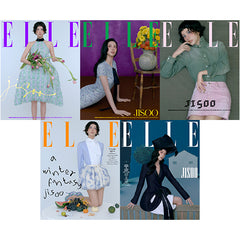 ELLE 2025.12 featuring BLACKPINK - JISOO - K-pop magazine cover