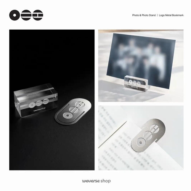 [LIMITED] BTS - Unit Photo & Photo Stand & Logo Metal Bookmark / ARIRANG / Weverse Shop ver.