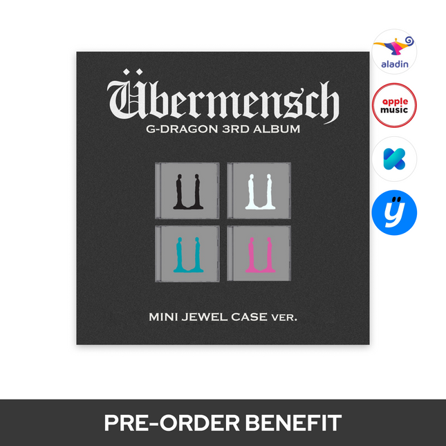 [POB] G-DRAGON - Übermensch / 3RD ALBUM (MINI JEWEL ver.)(NFC) *Cover Select