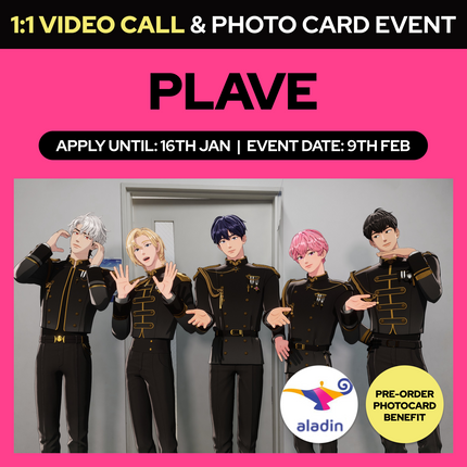 [02/09 1:1 VIDEO CALL by Aladin] PLAVE - Caligo Pt.1 / 3RD MINI ALBUM (Vanguard ver.)