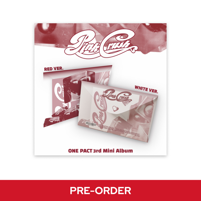 [Pre-order] ONE PACT - PINK CRUSH / 3RD MINI ALBUM (Standard ver.)