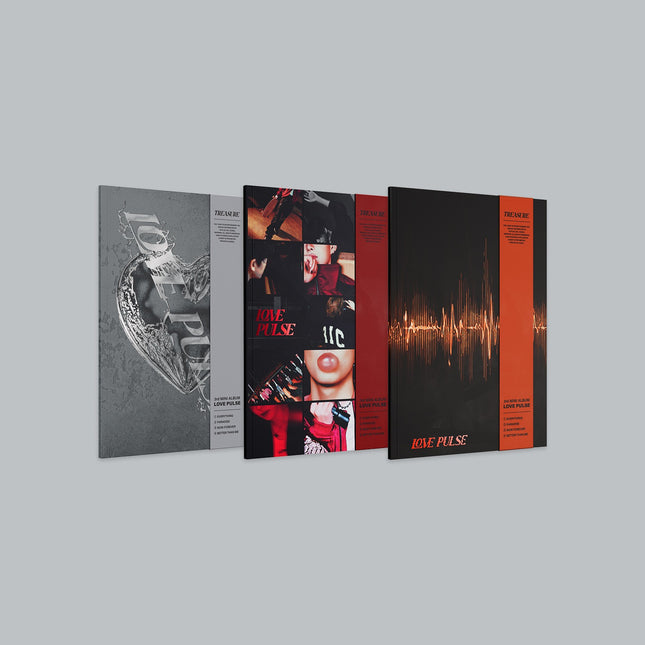 TREASURE - 3rd MINI ALBUM [LOVE PULSE] (METAL / STREET / ROCKCHIC Ver.)