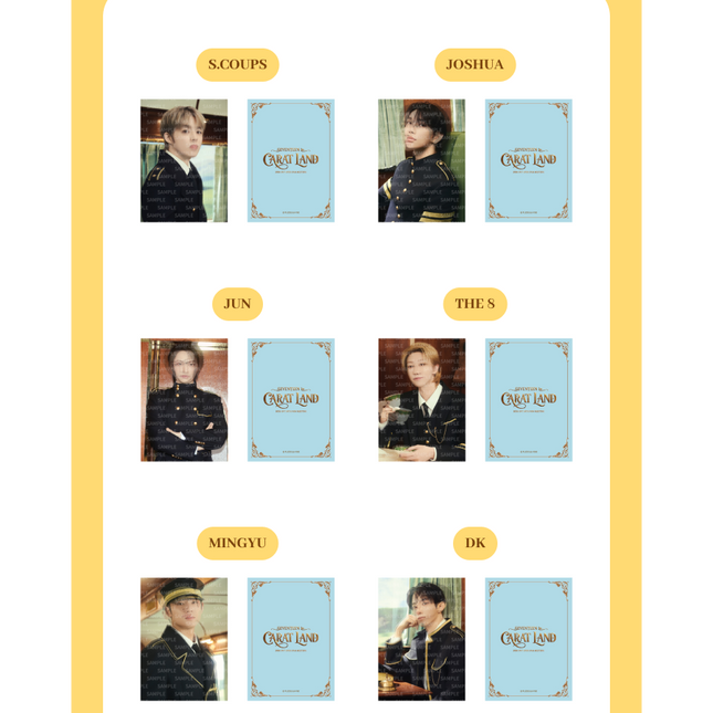 SEVENTEEN - Lenticular Photo Set