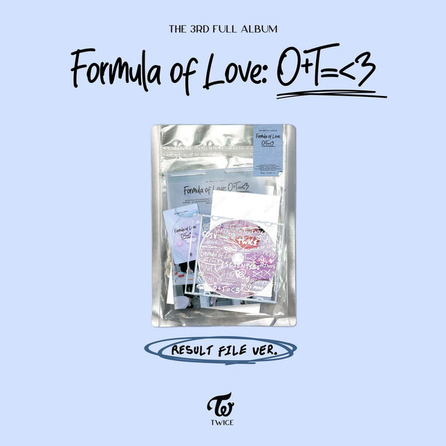 TWICE - Formula of Love: O+T=<3 / 3RD ALBUM (Result file ver.)