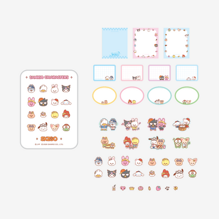 [Pre-order] Stray Kids - TIN CASE STICKY NOTE SET - SKZOO X SANRIO CHARACTERS
