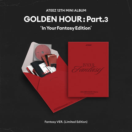 [POB] ATEEZ - GOLDEN HOUR : Part.3 ‘In Your Fantasy Edition’ (Limited) / 12th Mini Album