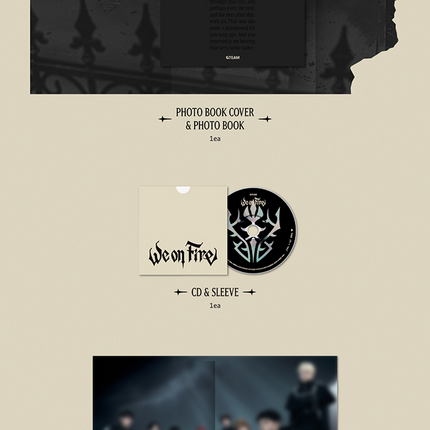 [POB] [LUCKY DRAW] &TEAM - 『We on Fire』 / 3rd EP / LIMITED EDITION