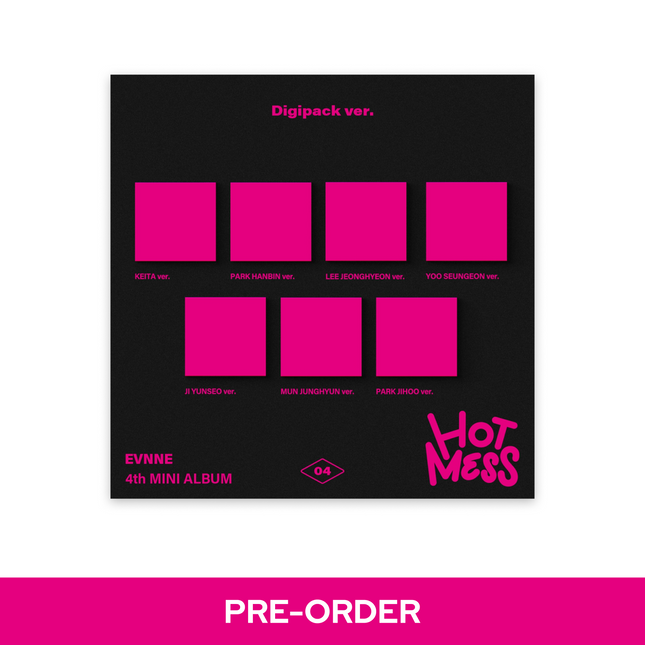 EVNNE - HOT MESS / 4TH MINI ALBUM (Digipack ver.)