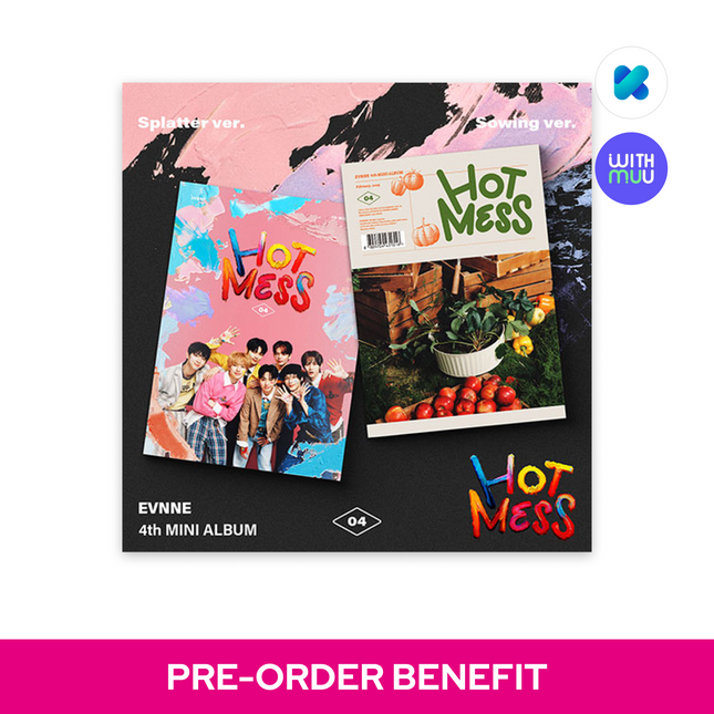 [Lucky Grab] EVNNE - HOT MESS / 4TH MINI ALBUM (Standard ver.)