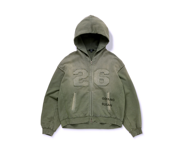 bts公式　ポップアップストア　ジャンパー BTS - Zip-up Hoodie_Korea BTS WORLD TOUR ARIRANG K-pop Album | SOOJIB