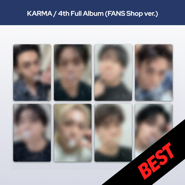 [PHOTOCARD] Stray Kids - KARMA / 4th Full Album (FANS Shop ver.)