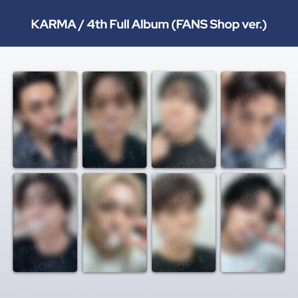 [PHOTOCARD] Stray Kids - KARMA / 4th Full Album (FANS Shop ver.)