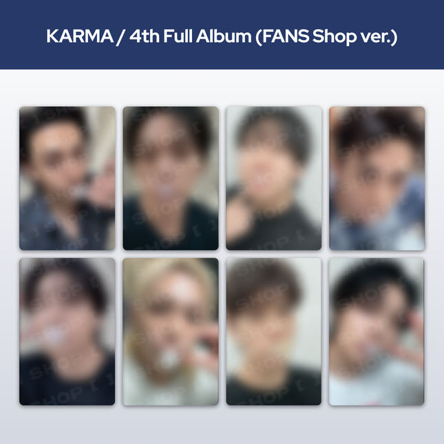 [PHOTOCARD] Stray Kids - KARMA / 4th Full Album (FANS Shop ver.)