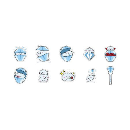 [TEUYA] TREASURE STICKER PACK