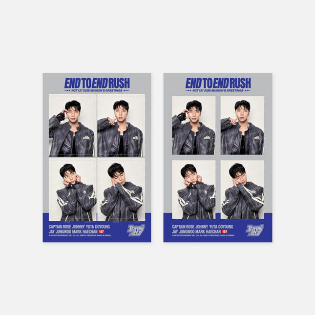 [Pre-order] NCT 127 - 4CUT PHOTO SET / 2026 SM ARTIST SEASON’S GREETINGS OFFICIAL MD