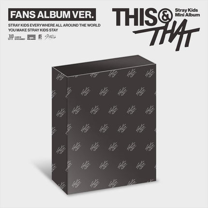 [Pre-order] Stray Kids - THIS & THAT (FANS ALBUM VER.)