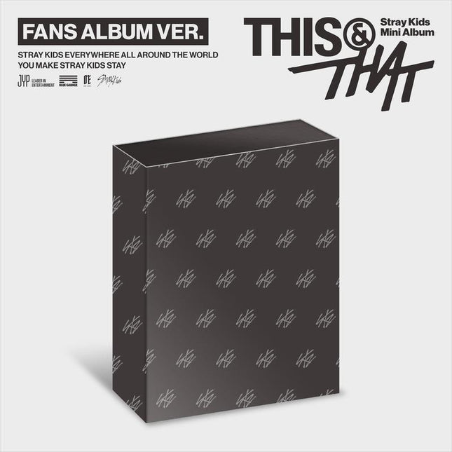 [Pre-order] Stray Kids - THIS & THAT (FANS ALBUM VER.)